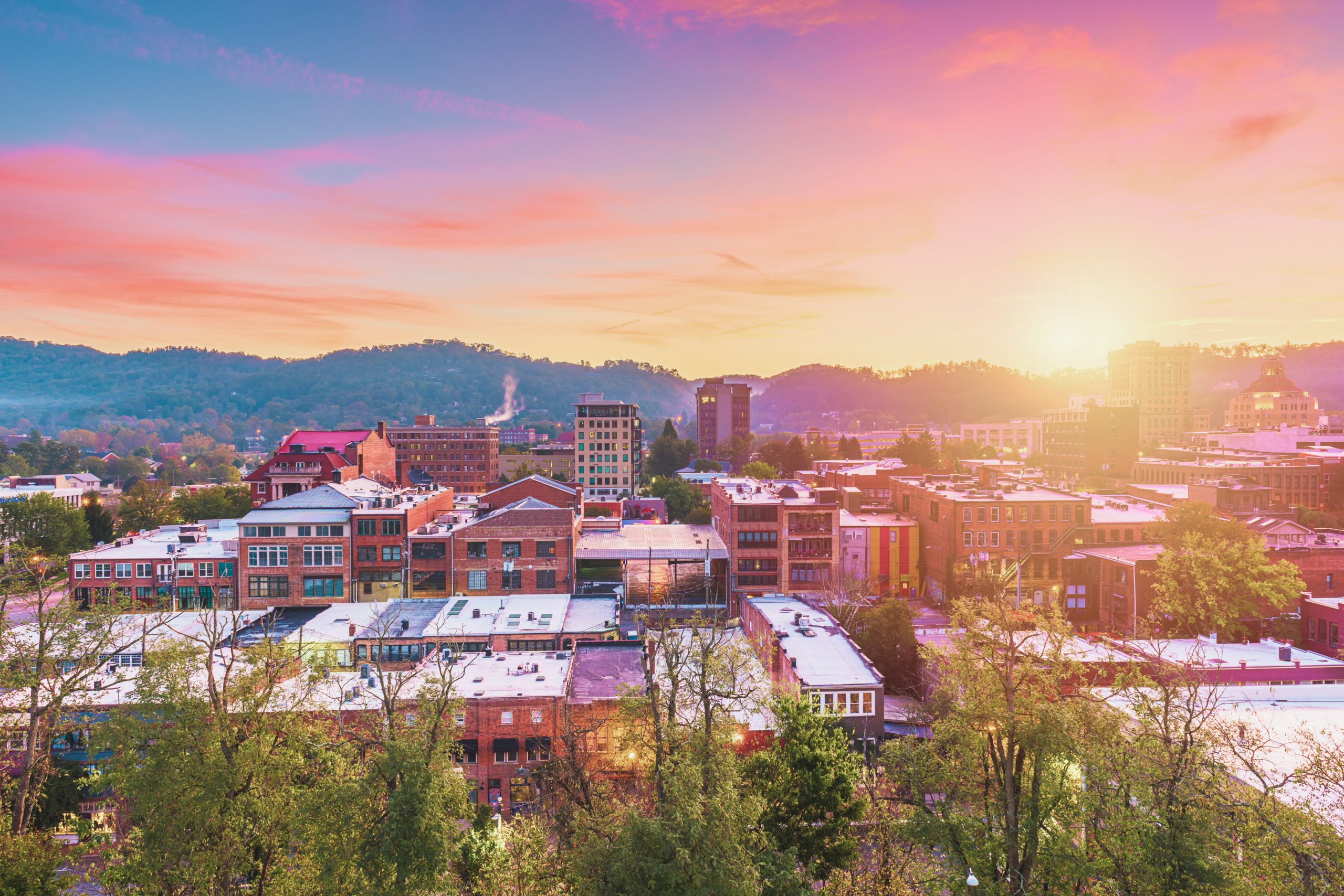 asheville city skyline